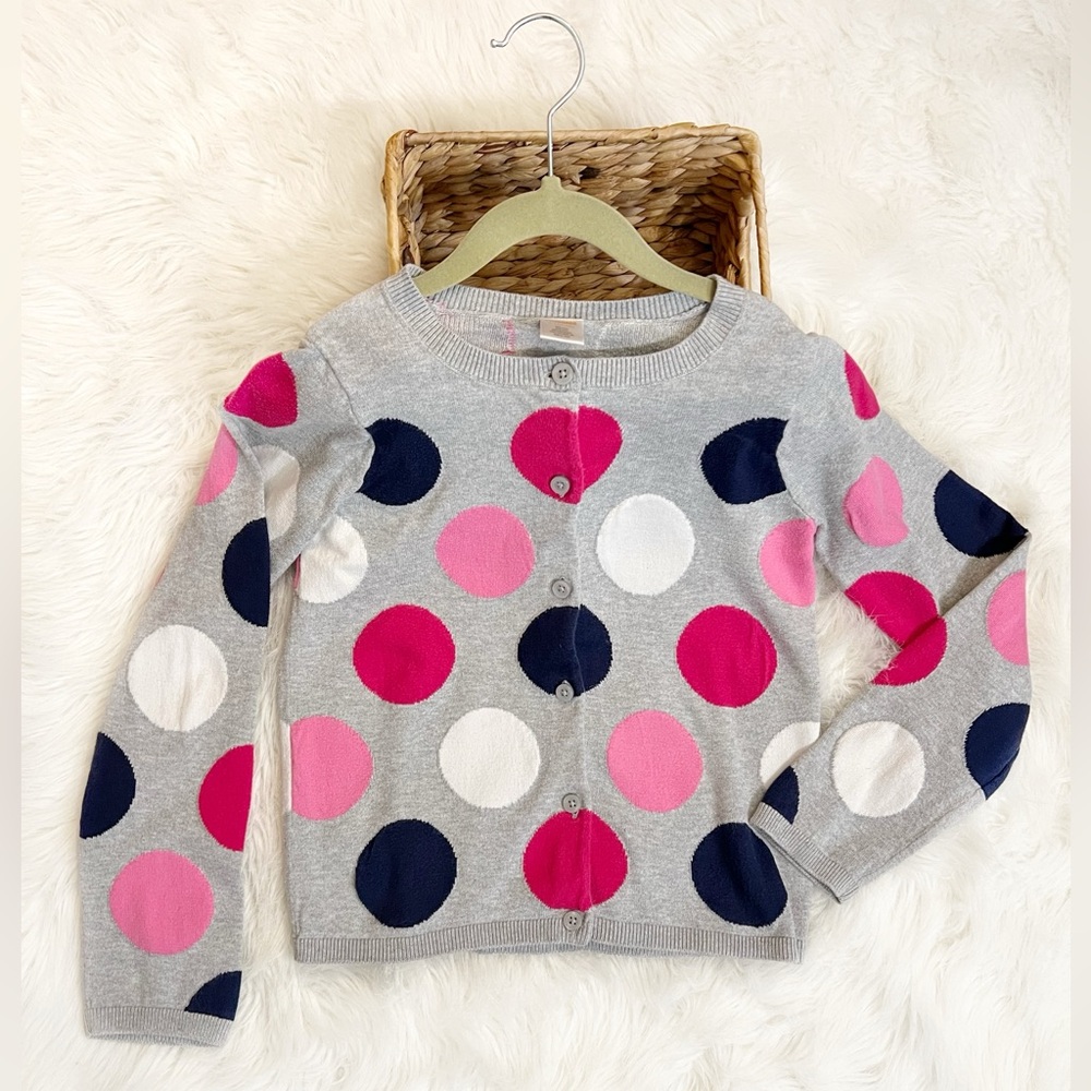5 for $20 ❤️SALE - Gymboree Gray Sweater with Pink and White Accents